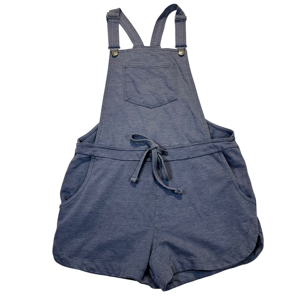 WallFlower Overalls Shortalls Women Size S Gray French Terry Loungewear Casual